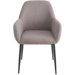 MondoViro Conjunto de sillas de tela gris 60x62 cm 85h