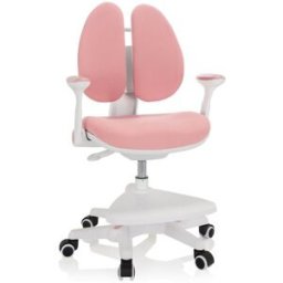 hjh OFFICE Silla para niños tela rosa