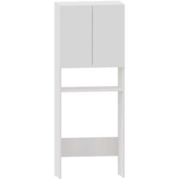 Loft24 Mueble en baño con 2 puertas en madera blanca