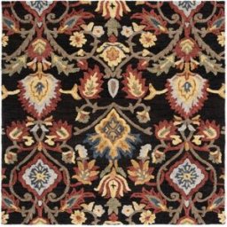 Safavieh Alfombra lana carbon/multicolore 183 x 183 cm