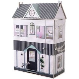 Teamson Casa de muñecas 90 cm, gris