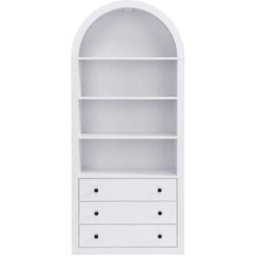 Unique Librería madera blanco