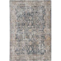 Carpet Living Alfombra de decoración en tela azul 160x230cm