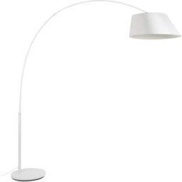 Zuiver Lámpara de pie de metal blanco