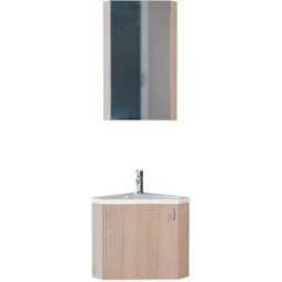 Mob In Conjunto de lavabo de esquina + mueble con espejo