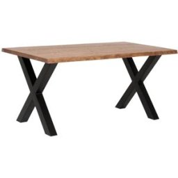 Hannun Mesa de comedor de abeto macizo marrón 220x85 cm