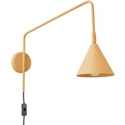 Sollux Lighting Lámpara de pared oro/negro acero