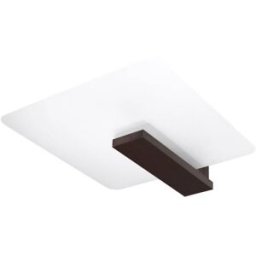 Sollux Lighting Lámpara de techo desgarrar madera, vidrio alt. 48 cm