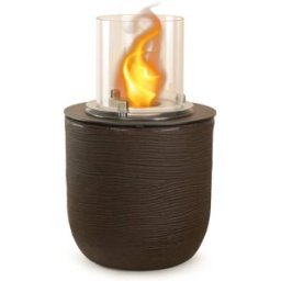 Chimenea de bioetanol divina fire marrón d.35 x h55 cm