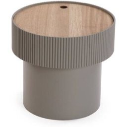 Versa Home Mesa auxiliar en hierro gris