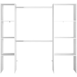 Concept Usine Vestidor 6 estantes + 2 armarios funcionales y de diseño
