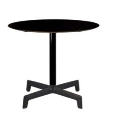 Resol Mesa redonda ø80 sputnik madera metal negro