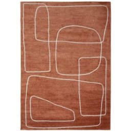 Carpet Living Alfombra de decoración en tela naranja 200x290cm