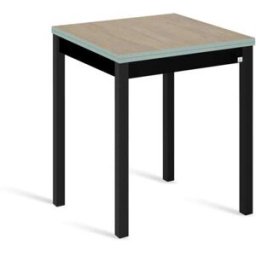 Portus Mesa cocina alta extensible libro 80(160)x80 cm roble pata negro