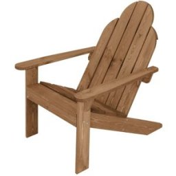 ML-Design Silla de jardín adirondack de madera maciza abeto marrón 92,5x70x89 cm