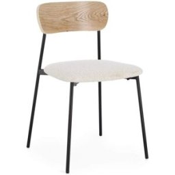 Bizzotto Juego 6 sillas marfil