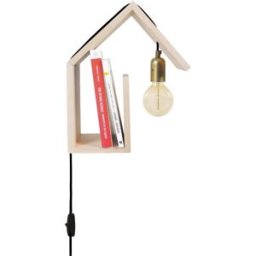 Tosel Aplique de pared madera natural