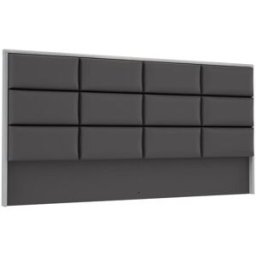 Home Heavenly Cabecero apto camas 150 cm diseño en polipiel antracita