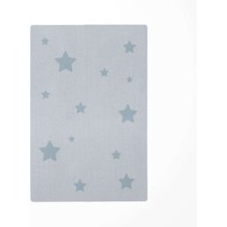 Decochic Alfombra de juego infantil estrellas azul 118x180cm