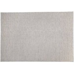 MACABANE Alfombra rectangular de lana blanco/gris jaspeado de 200x290 cm