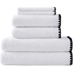 Sensei Maison Juego de baño de 6 piezas blanco