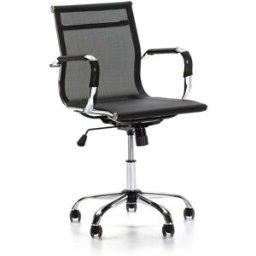 HOMN Sillón de oficina reclinable, tejido transpirable, altura ajustable