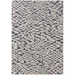 Benuta Alfombra de exterior & interior azul/blanco 160x230