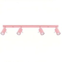 Sollux Lighting Plafone rosa acero alt. 16 cm