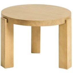 Hannun Mesa de centro de madera maciza de pino 50x35 cm