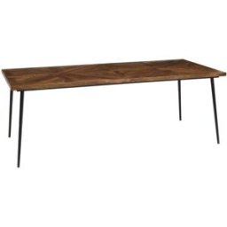 MACABANE Mesa de comedor rectangular de madera reciclada de 220x100 cm