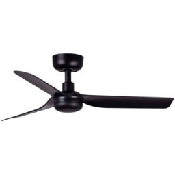 FARO BARCELONA Ventilador sin luz abs negro mate 90x90x23.5 cm