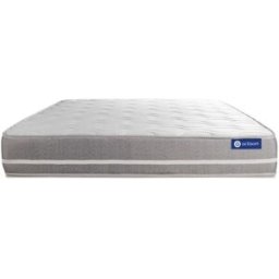 Actisom Colchón blanco con látex y espuma viscoelástica 150 x 190