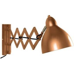Tosel Aplique de pared articulado metal cobre