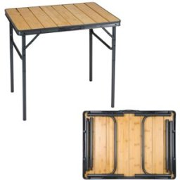Camp Active Mesa de camping marrón h71xb55xl75cm