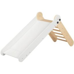 Sunny Tobogán plegable de madera - natural/blanco