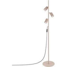 Sollux Lighting Lámpara de pie taupe aluminio alt. 155 cm