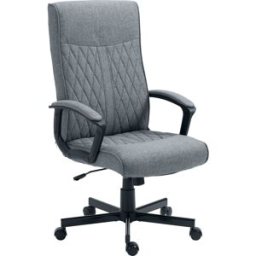 Vinsetto Silla de oficina 65x72x112.5 cm gris oscuro