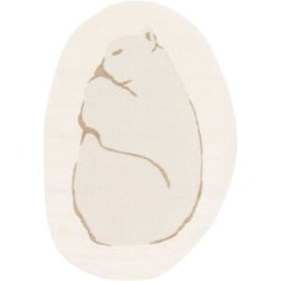 AFK Alfombra infantil con efecto relieve beige 160 x 229 cm