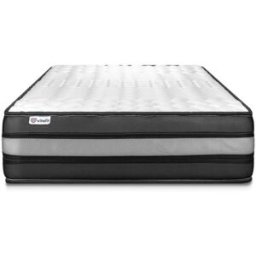 Vitalit Colchón blanco con espuma viscoelástica 90 x 190