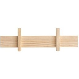 Naan Furniture Perchero pequeño de pared 40 cm barnizado