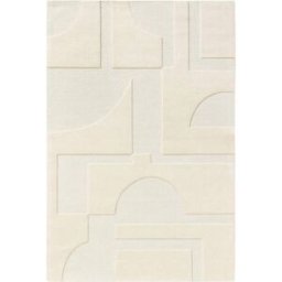 Benuta Alfombra de lana crema 120x170