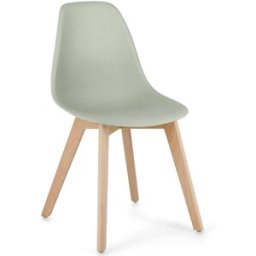 Bizzotto Juego 2 sillas haya verde