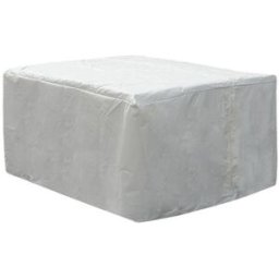 Beliani Funda de protección impermeable 320 cm 120 cm 90 cm blanco