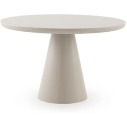 GEESE HOME Mesa redonda 120 diam. mdf color blanco
