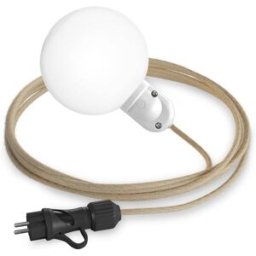 Creative Lámpara de enchufe para exterior eiva ip65 con pantalla irrompible unb