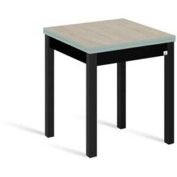 Portus Mesa cocina extensible libro 65(130)x65 cm roble pata negro