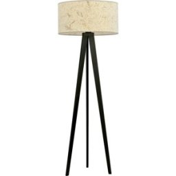 Wonderlamp Lámpara de pie trípode de madera con pantalla de corcho