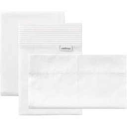 Cambrass Sábana cuna 3 piezas (cuna 70) 70x140x1 cm crema