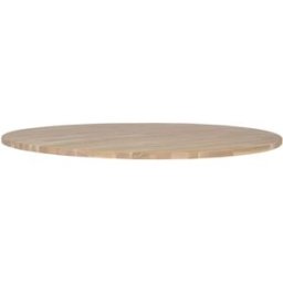 WOOOD Tablero de mesa redondo en madera beige