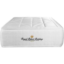Royal palace bedding Colchón blanco con muelles ensacados y espuma viscoelástica 90 x 200